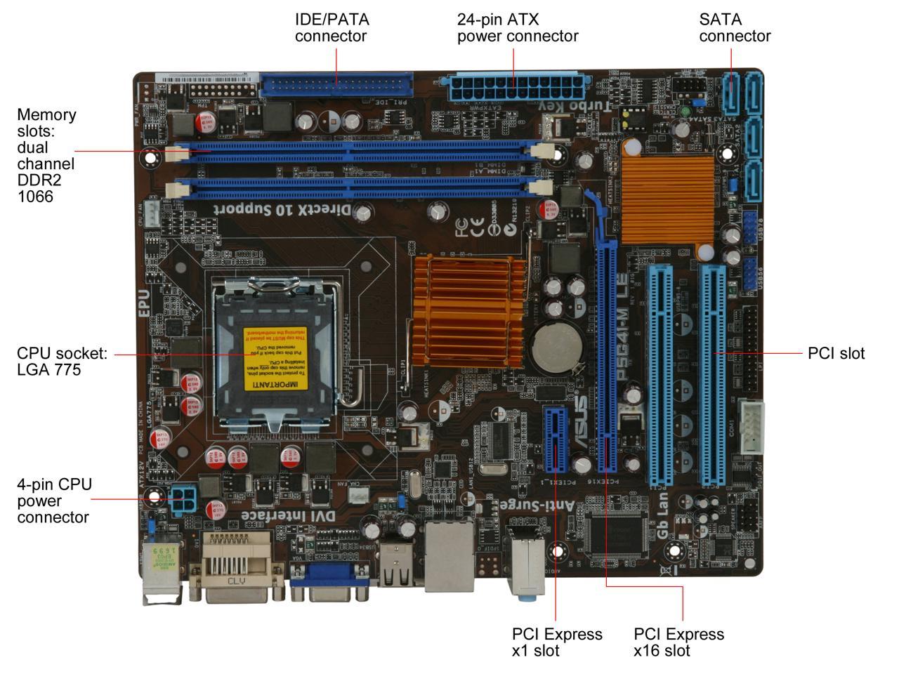 ASUS P5G41-M LE/CSM LGA 775 Micro ATX Intel Motherboard - Newegg.ca