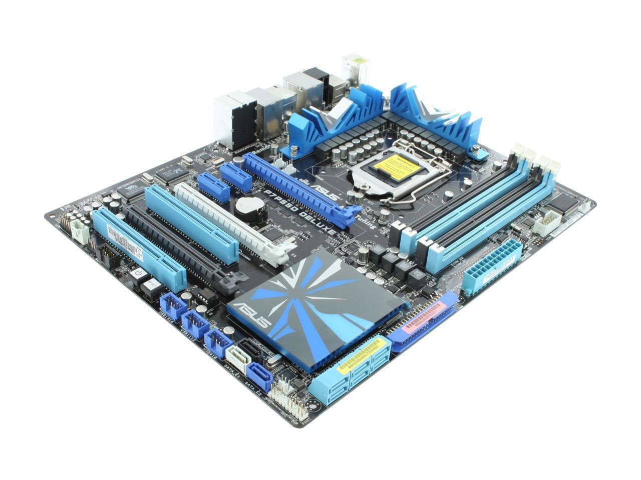 ASUS P7P55D Deluxe LGA 1156 ATX Intel Motherboard - Newegg.com