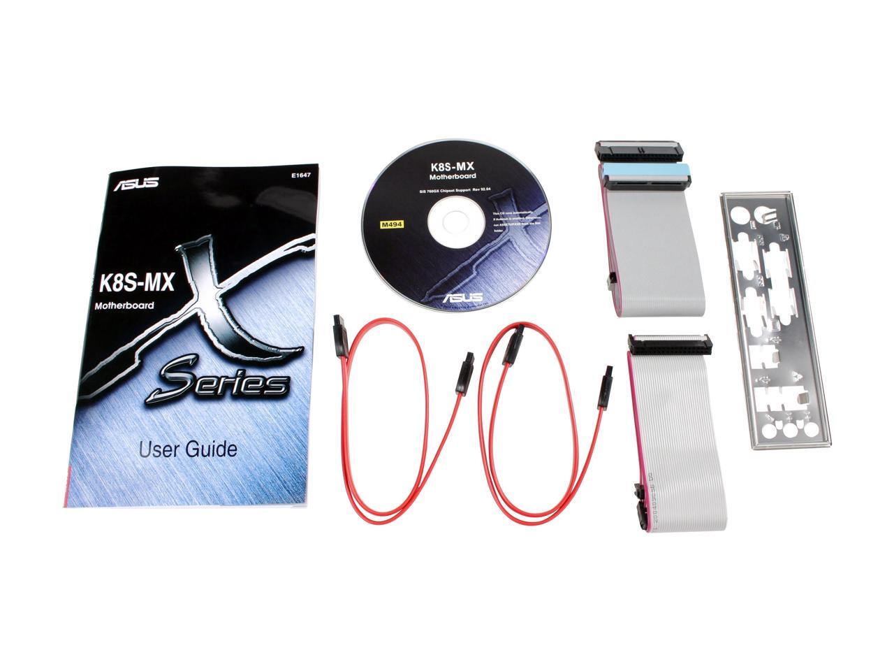 ASUS K8SMX 754 Micro ATX AMD Motherboard