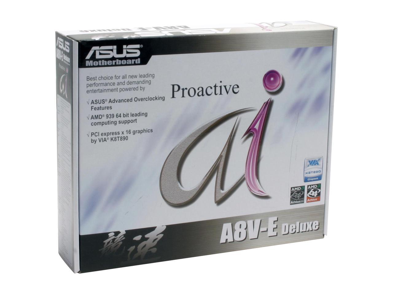 ASUS A8VE Deluxe 939 ATX AMD Motherboard