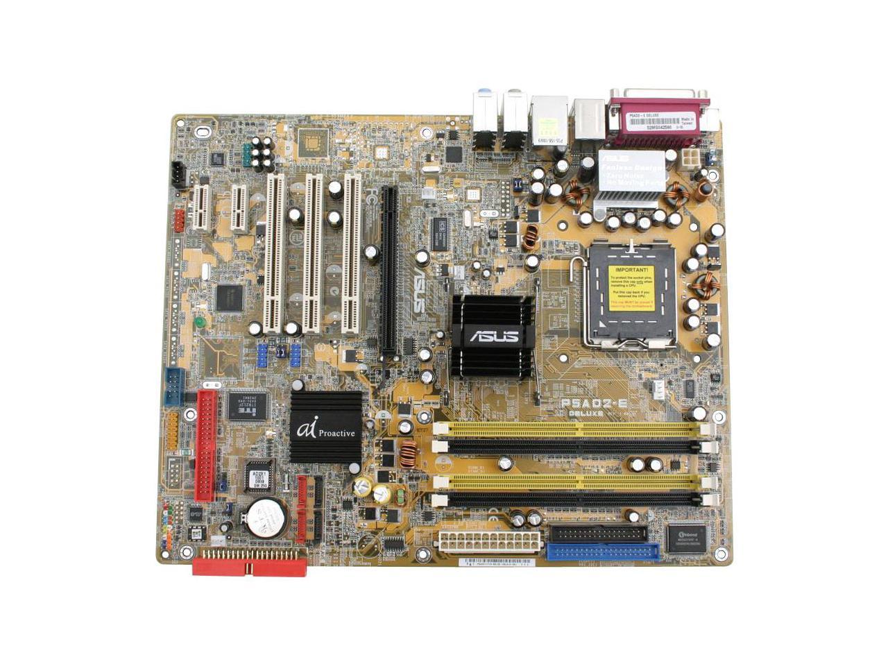 ASUS P5AD2-E Deluxe LGA 775 ATX Intel Motherboard - Newegg.com