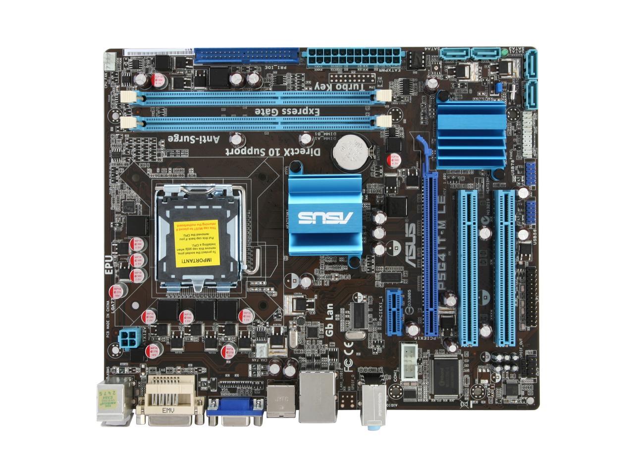 ASUS P5G41T-M LE LGA 775 Micro ATX Intel Motherboard - Newegg.com