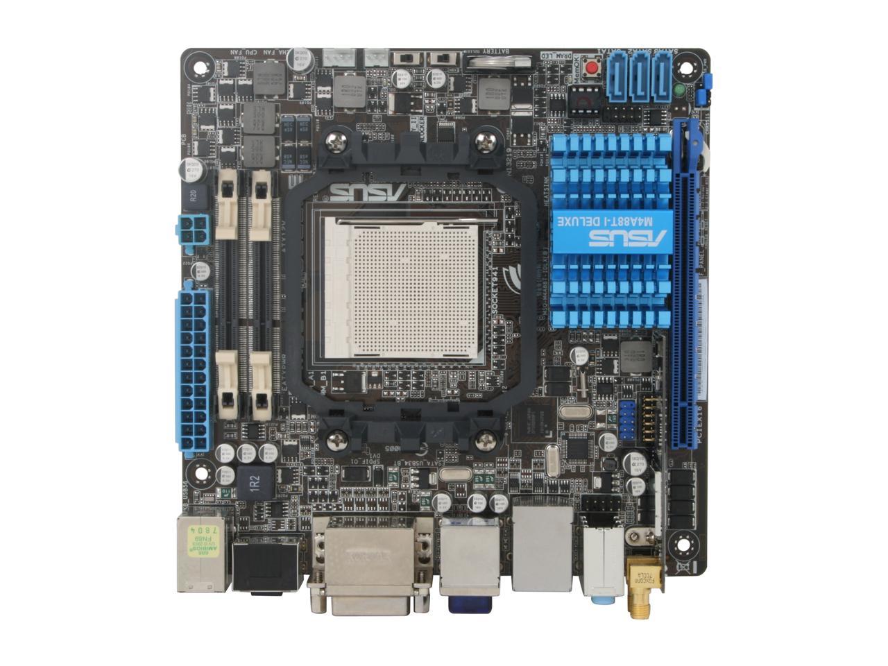 ASUS M4A88T-I Deluxe AM3 Mini ITX AMD Motherboard - Newegg.ca