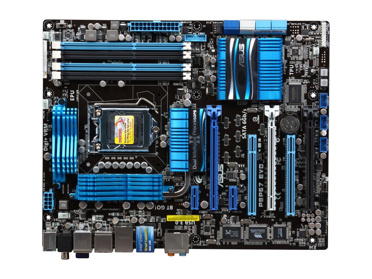 ASUS P8P67 EVO LGA 1155 ATX Intel Motherboard - Newegg.ca