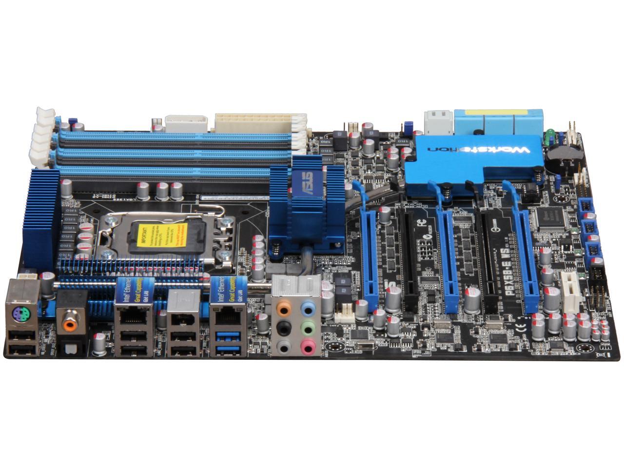 ASUS P6X58E WS LGA 1366 ATX Intel Motherboard Newegg.ca