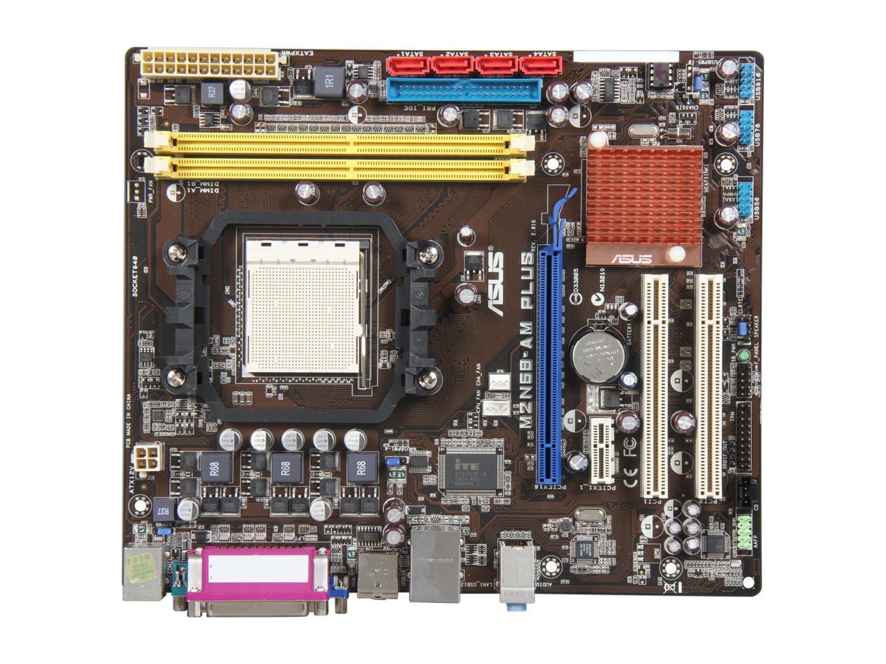 Asus m2n68 am se2 настройка биос