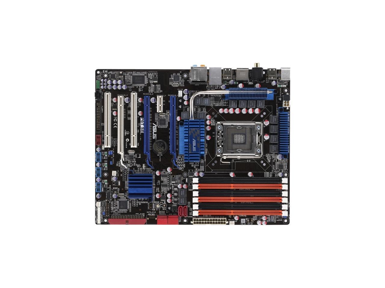 Asus P6T SE Desktop Motherboard Intel X58 Express Chipset Socket B