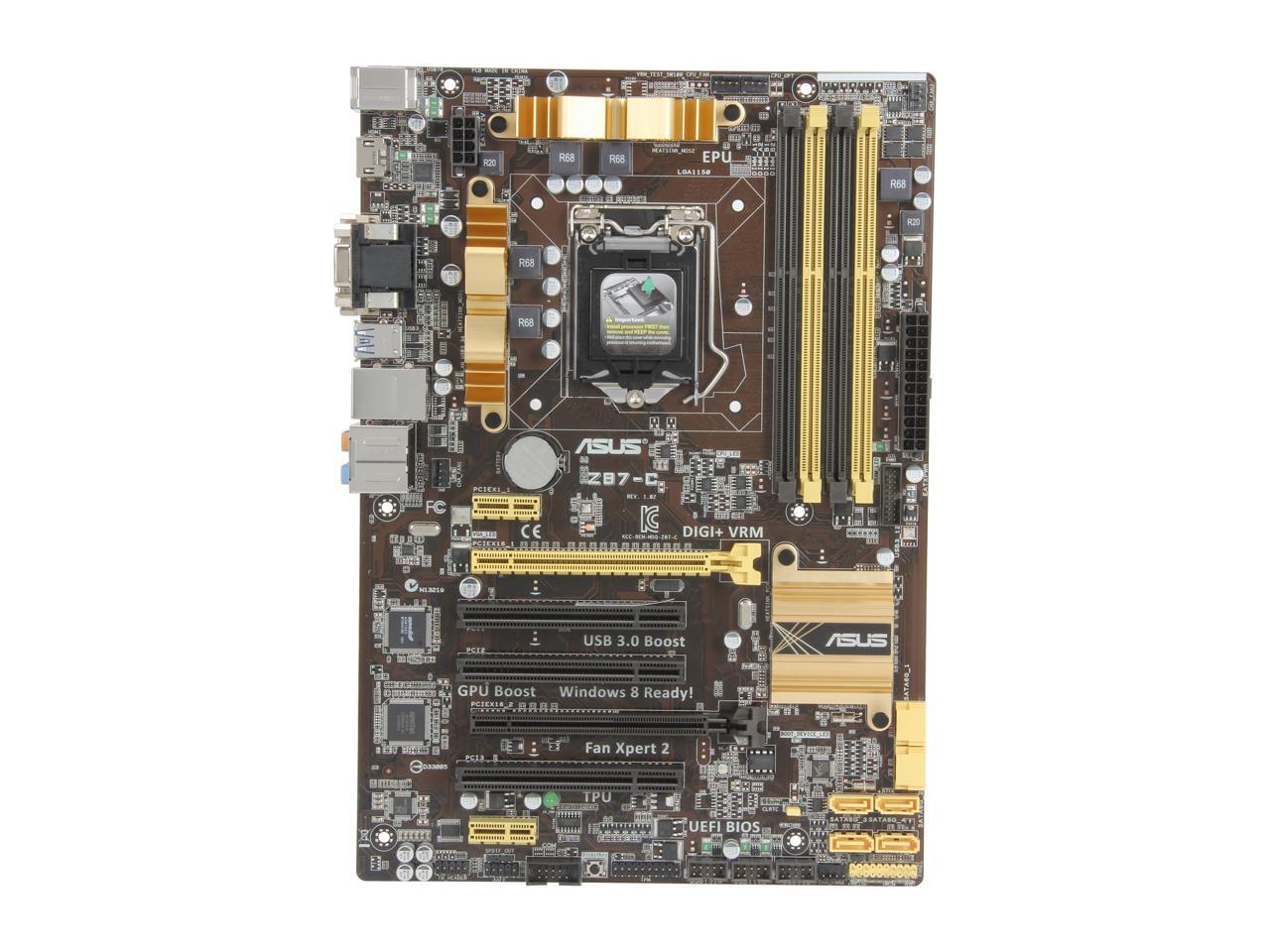 Asus z87k нет звука