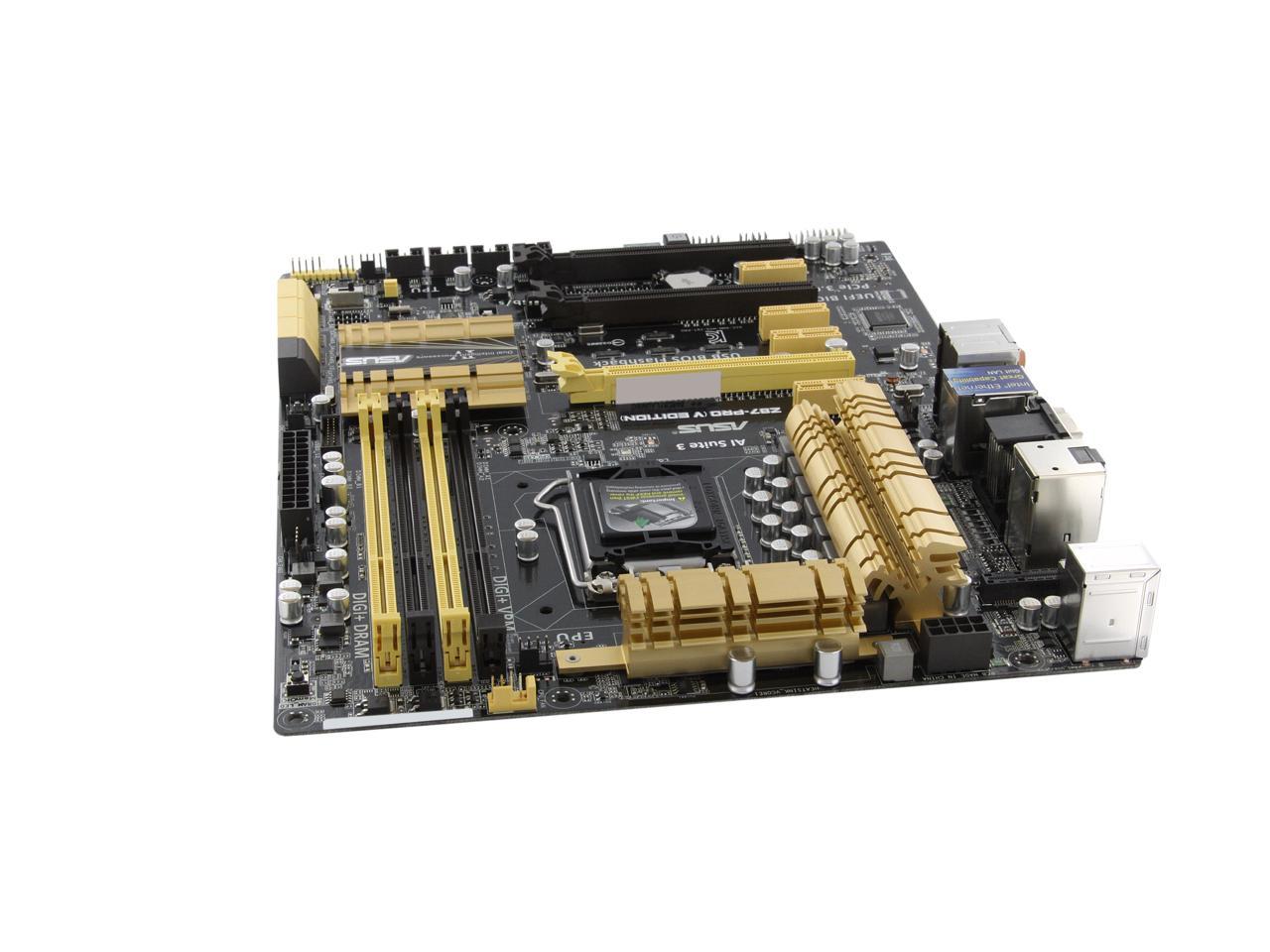 Asus Z87 Pro V Edition Lga 1150 Atx Intel Motherboard