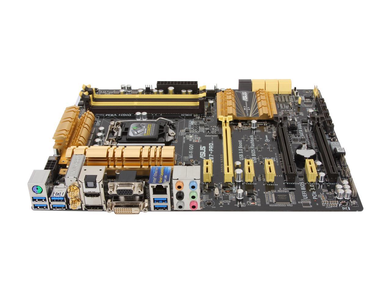 Refurbished Asus Z87 Pro Atx Intel Motherboard Certified Refurbished