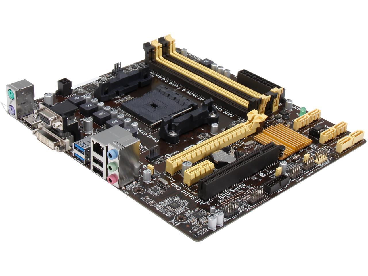 Asus 8m A Fm2 Micro Atx Amd Motherboard Newegg Com