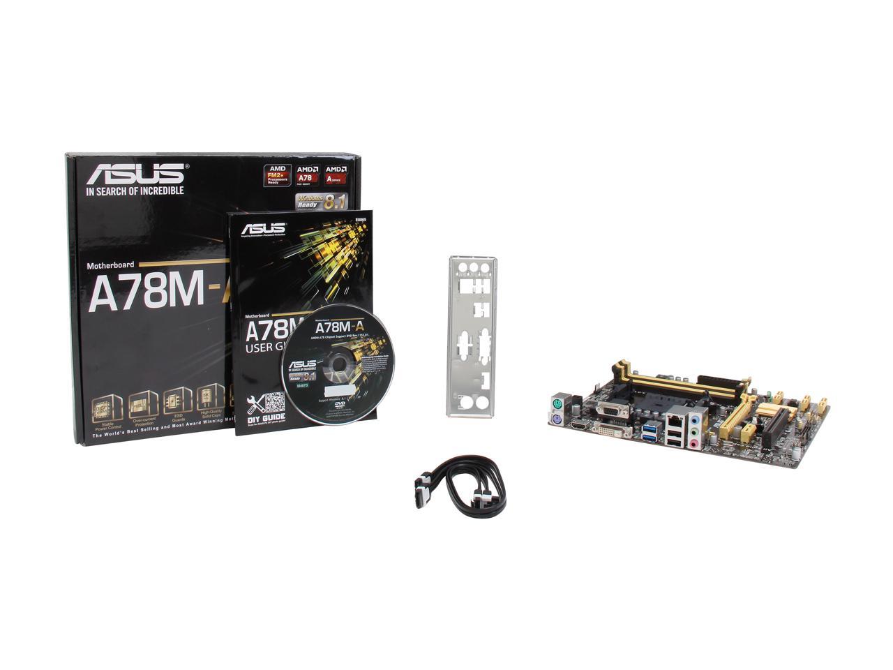 Asus 8m A Fm2 Micro Atx Amd Motherboard Newegg Com