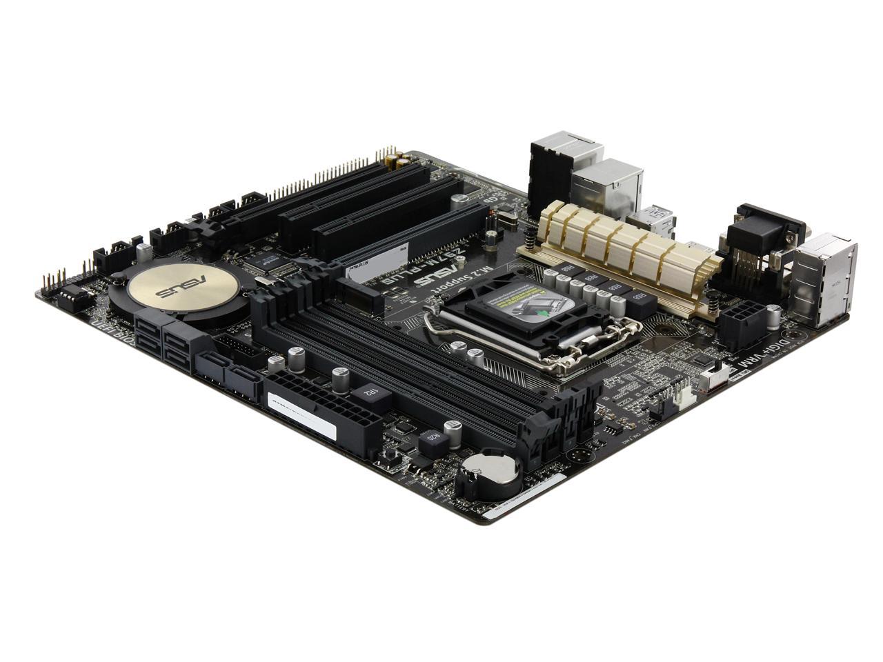 Used - Like New: ASUS Z97M-PLUS LGA 1150 Micro ATX Intel 