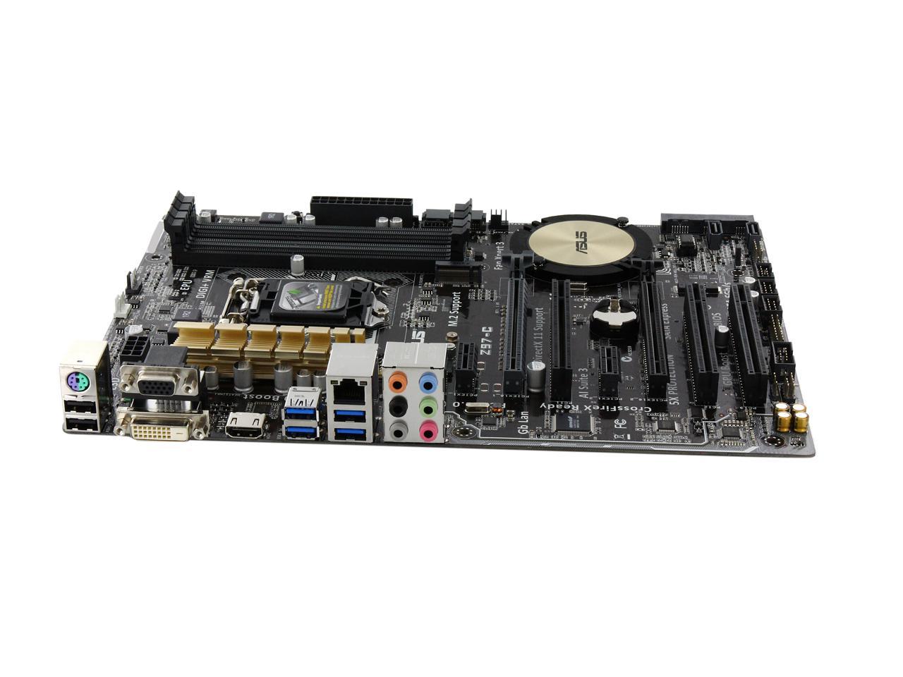 ASUS ATX DDR3 2600 LGA 1150 Motherboards Z97-C 