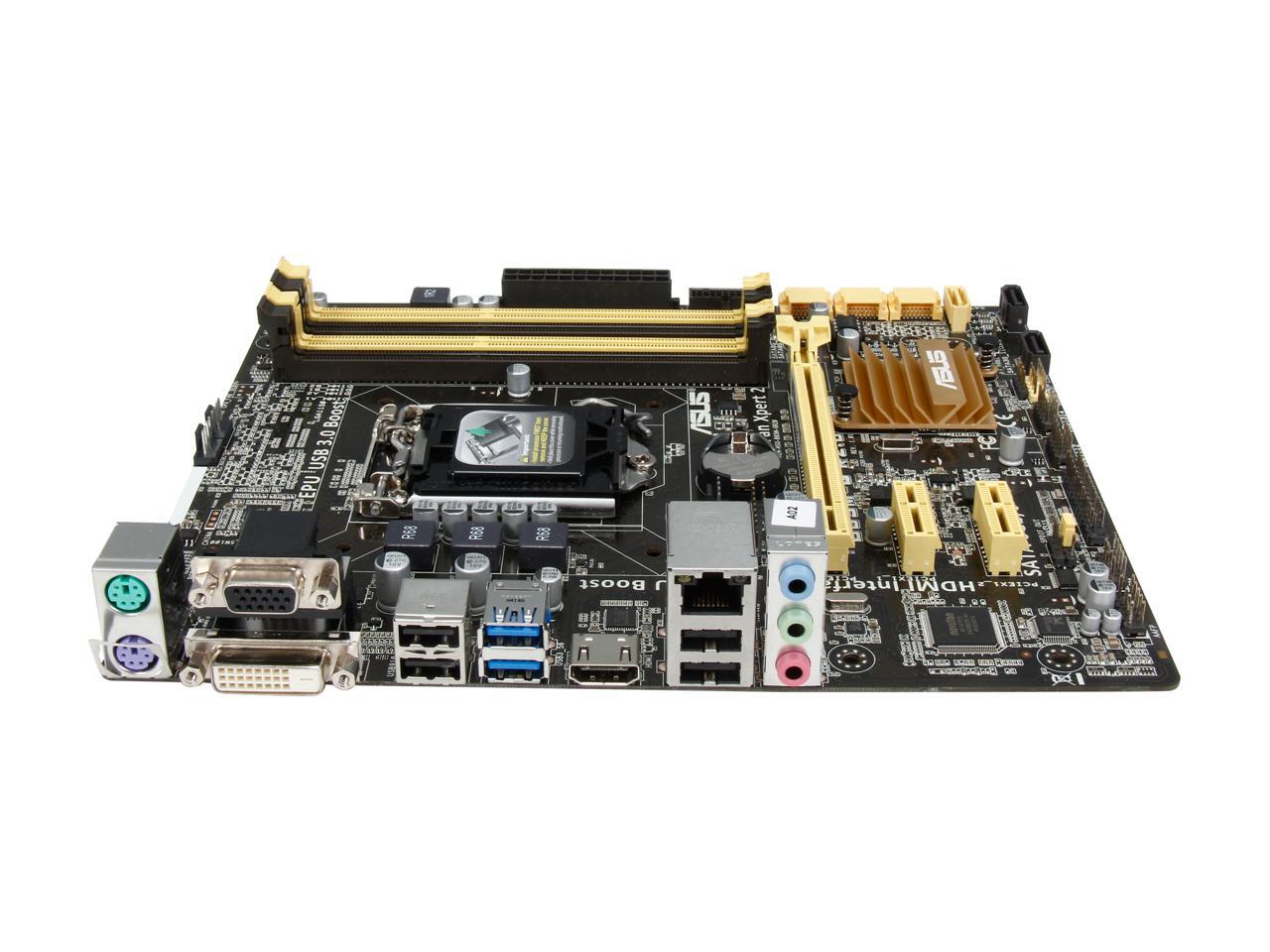 ASUS B85M-G R2.0 LGA 1150 Micro ATX Intel Motherboard - Newegg.com