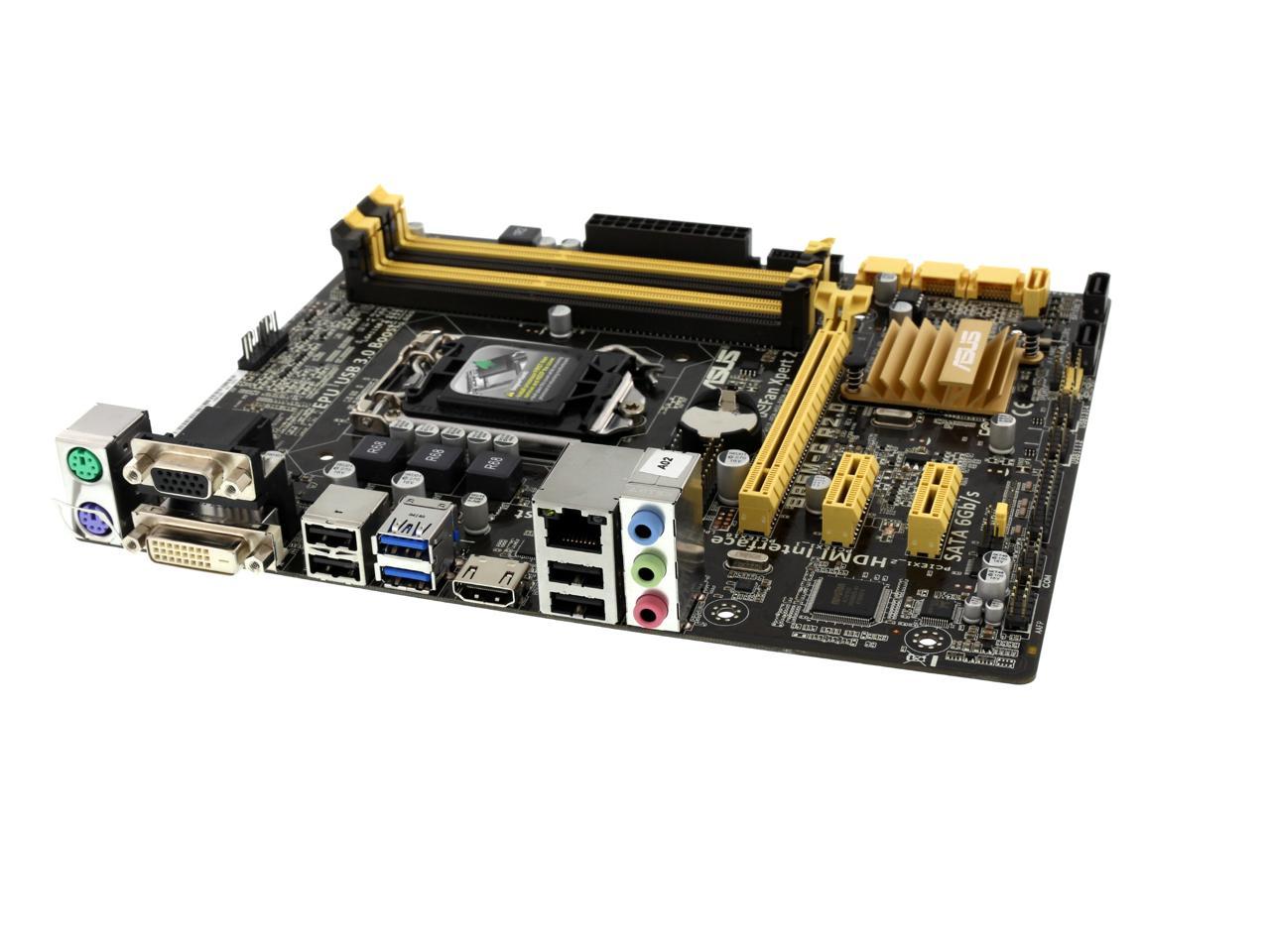 ASUS B85M-G R2.0 LGA 1150 Micro ATX Intel Motherboard - Newegg.com