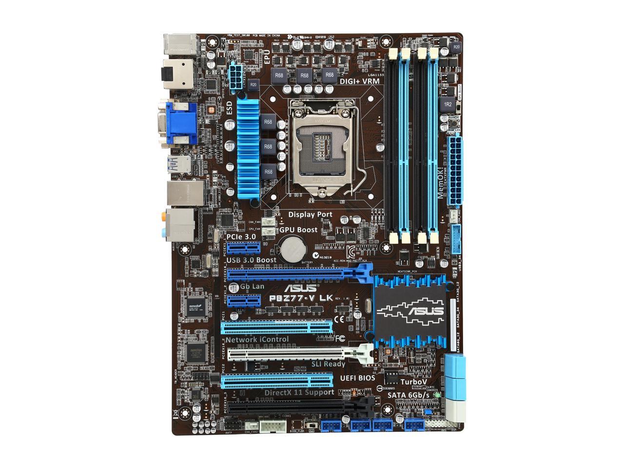 Asus p8z77 v lk разгон