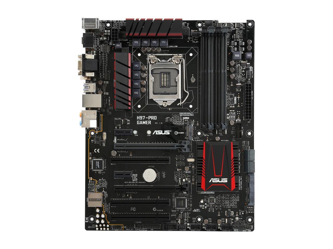 ASUS z97 Pro. H97 Pro. Z97-Pro Gamer. H97 vs b85.