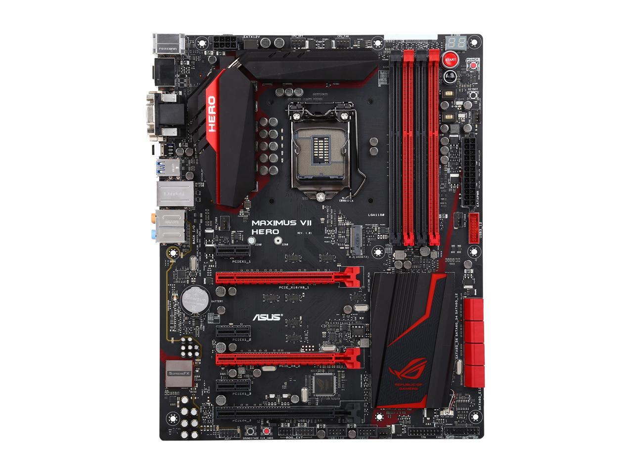 ASUS ROG MAXIMUS VII HERO/ACU LGA 1150 ATX Intel Motherboard Newegg.ca