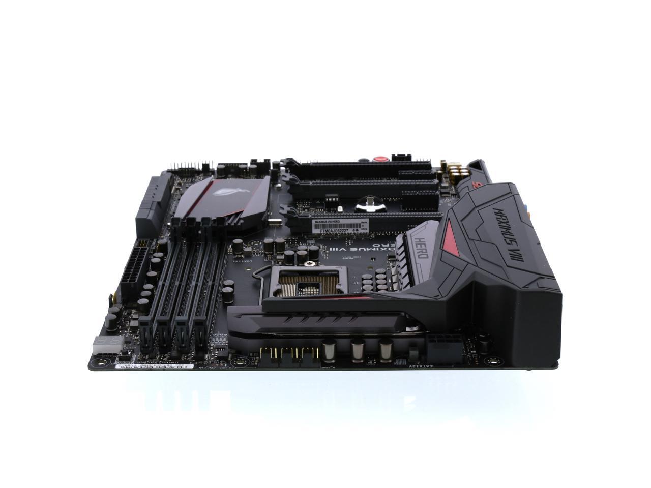 ASUS ROG MAXIMUS VIII HERO LGA 1151 Intel Z170 HDMI SATA 6Gb/s USB 3.1 ATX  Intel Gaming Motherboard