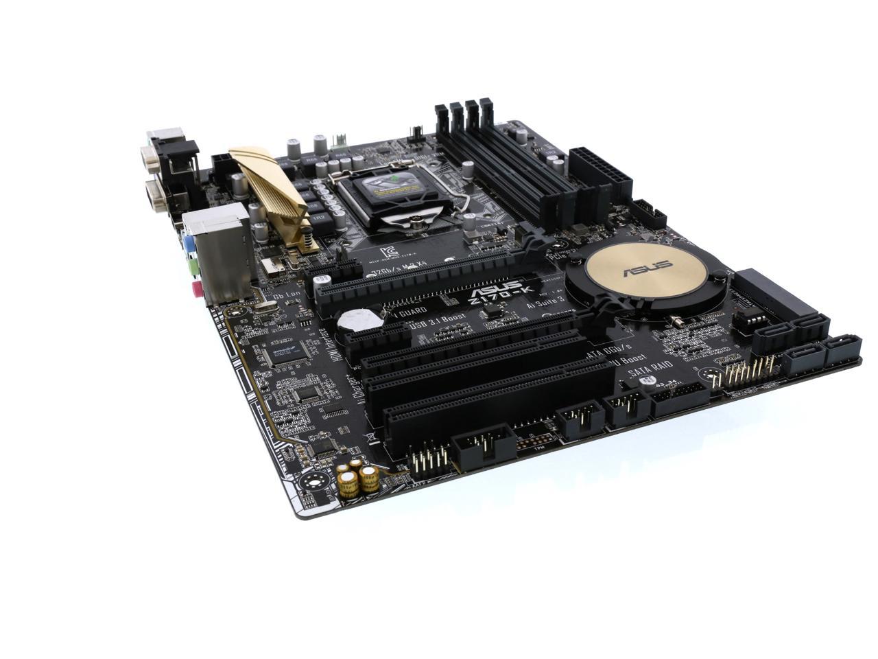 Asus z170 k подключение