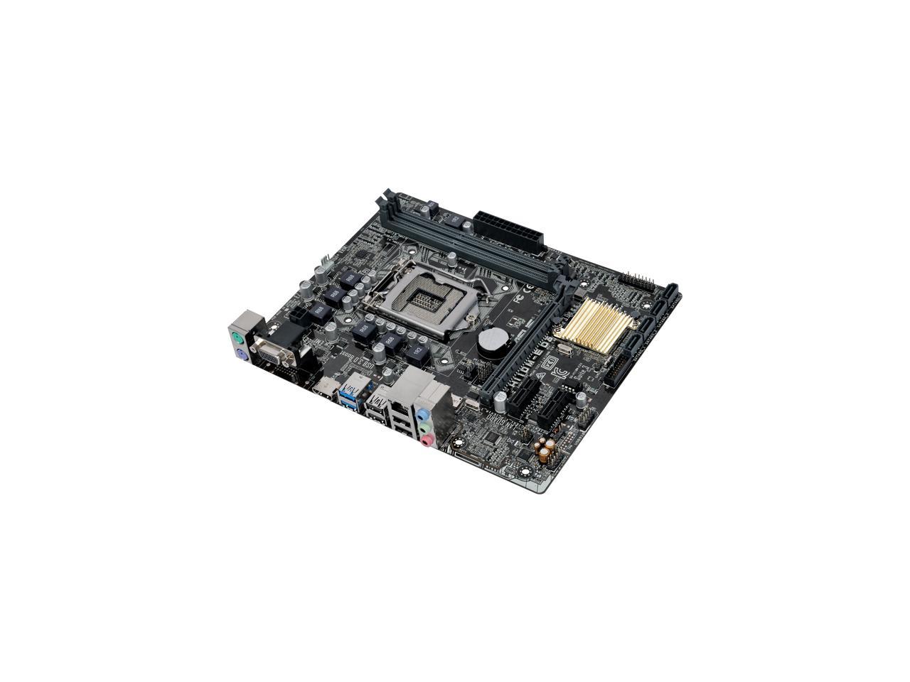 Asus H110m E D3 Lga 1151 Uatx Intel Motherboard Neweggca 5716