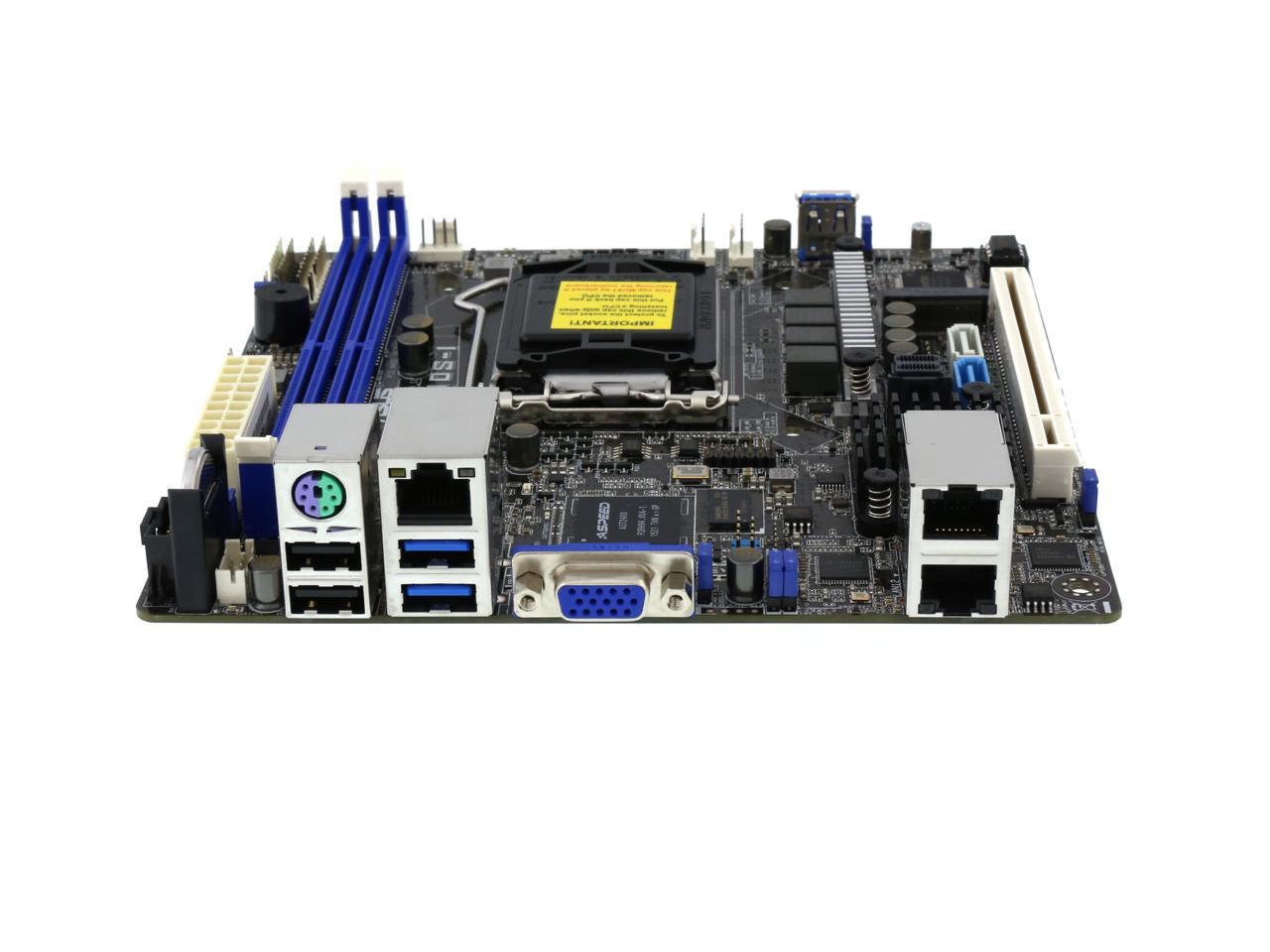 Asus P10S-I Carte Mère Serveur Intel C232 Mini ITX Socket 1151