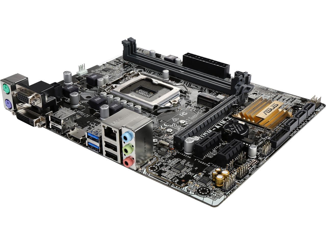 Asus Motherboards H110m Am2 Micro Atx Motherboards Intel Neweggca