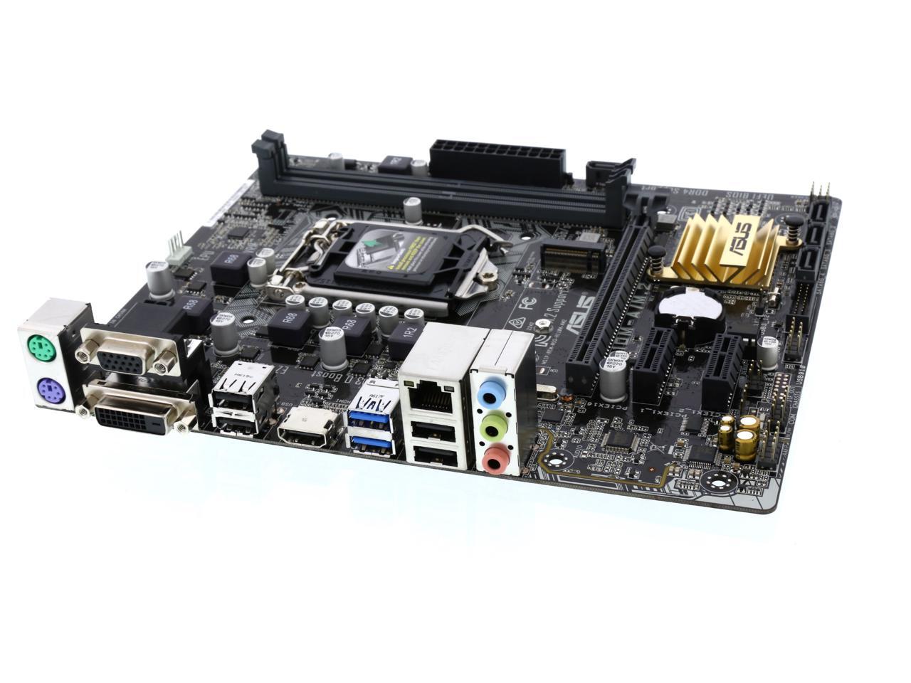 ASUS - MOTHERBOARDS H110M-A/M.2 Micro ATX Motherboards - Intel - Newegg.com