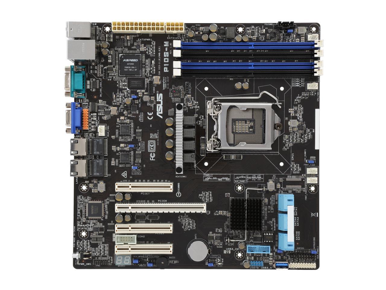 Open Box Asus P10s M Uatx Motherboards Server 0555