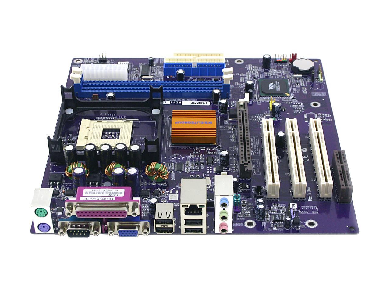 ECS P4VMM2 v8.1 Socket 478 Micro ATX Intel Motherboard - Newegg.com
