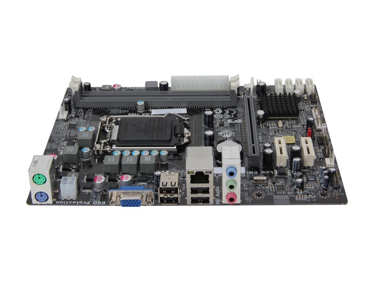 ECS H61H2-M12 LGA 1155 Micro ATX Intel Motherboard - Newegg.com