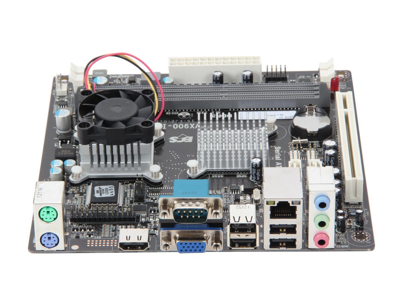 ECS VX900I (v1.0A) VIA L2007 (1.6G, 800MHz) Mini ITX Motherboard / CPU