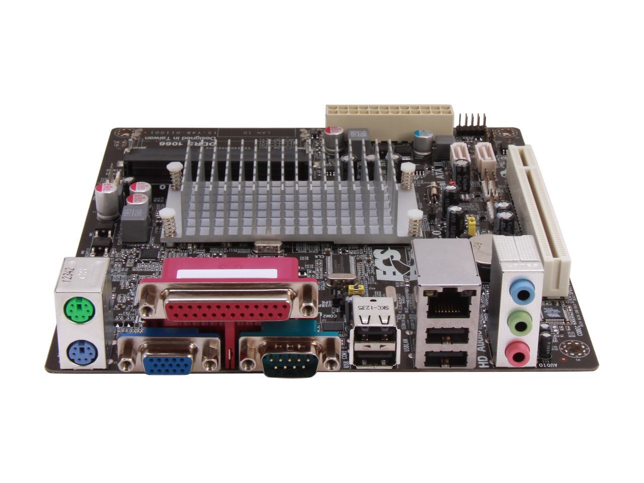 ECS CDCI/D2550 v1.0 Intel Atom D2500 Mini ITX Motherboard / CPU Combo