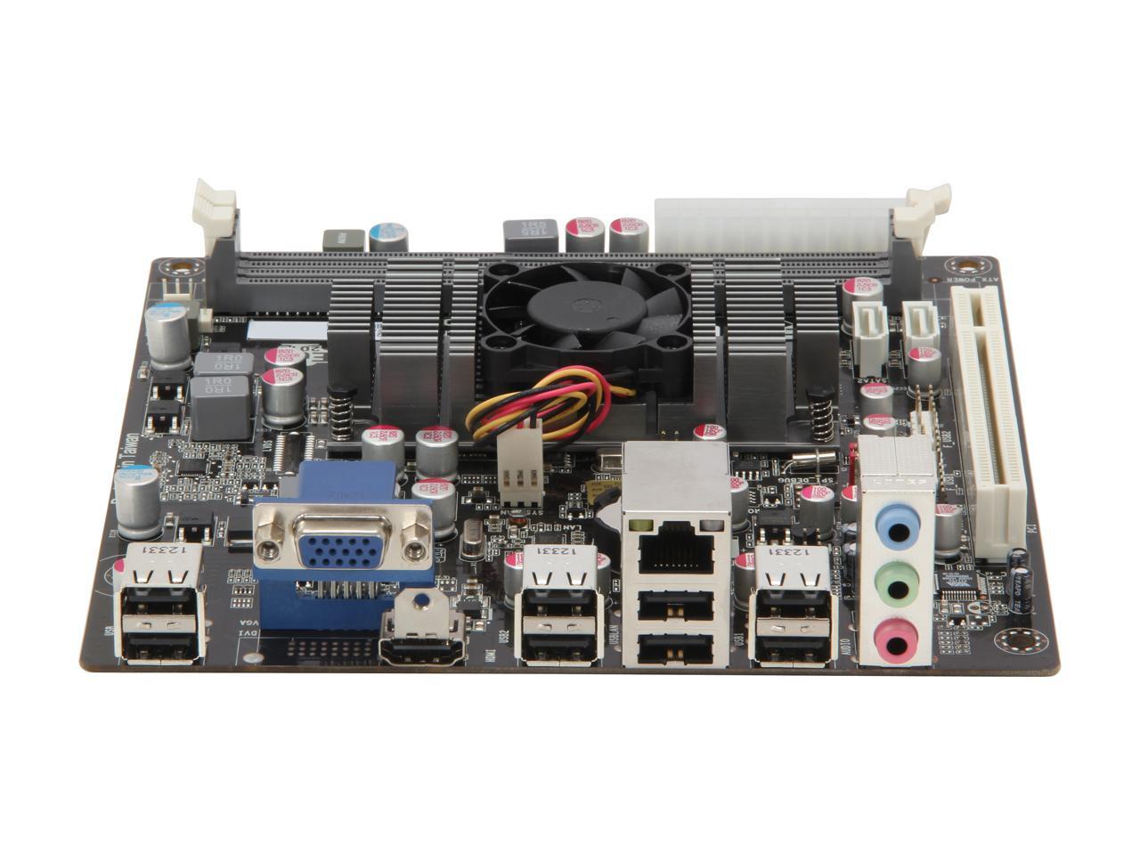 ECS HDCI2/E350D AMD E350D APU Mini ITX Motherboard / CPU Combo