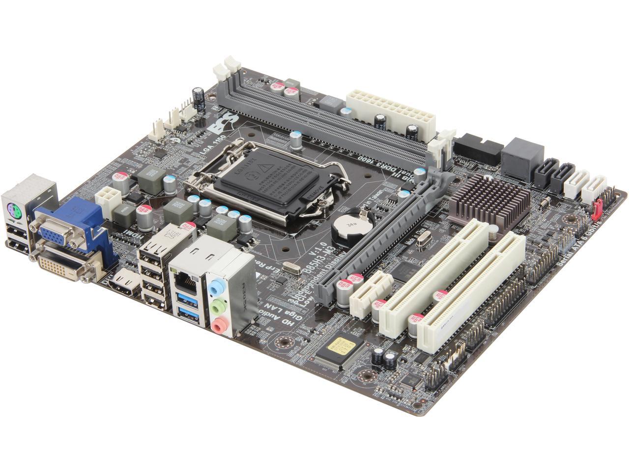 ECS B85H3M3 (V1.0) LGA 1150 Micro ATX Intel Motherboard