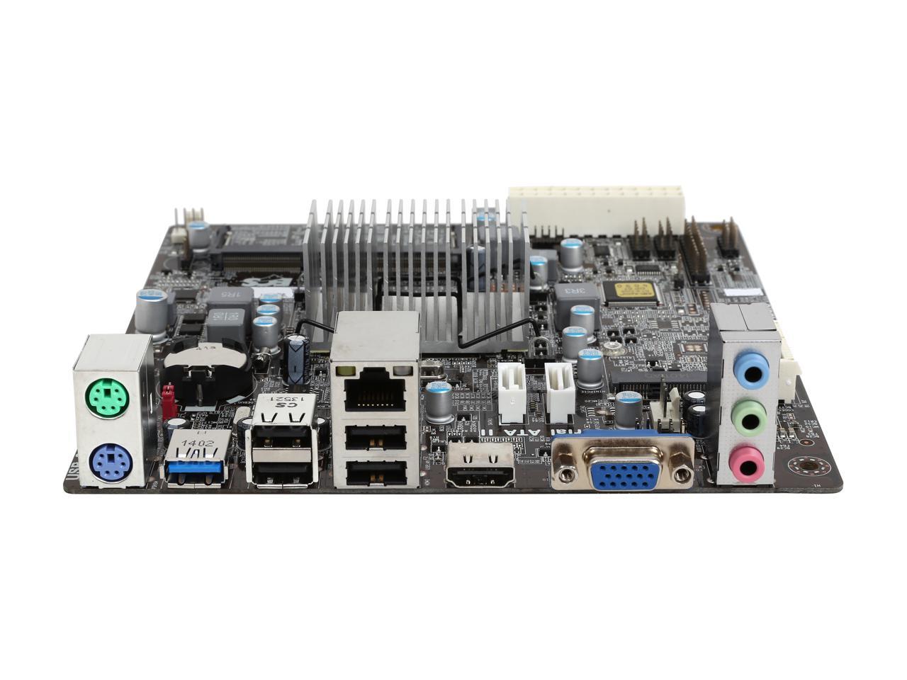 ECS BAT-I(1.0)/J1800 Intel Bay Trail J1800 Mini ITX Motherboard / CPU ...