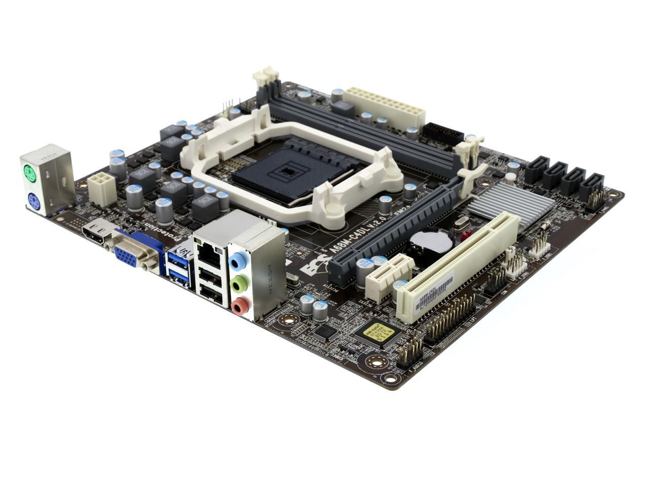 ECS A68M-C4DL (V2.0) FM2+ / FM2 Micro ATX AMD Motherboard - Newegg.ca