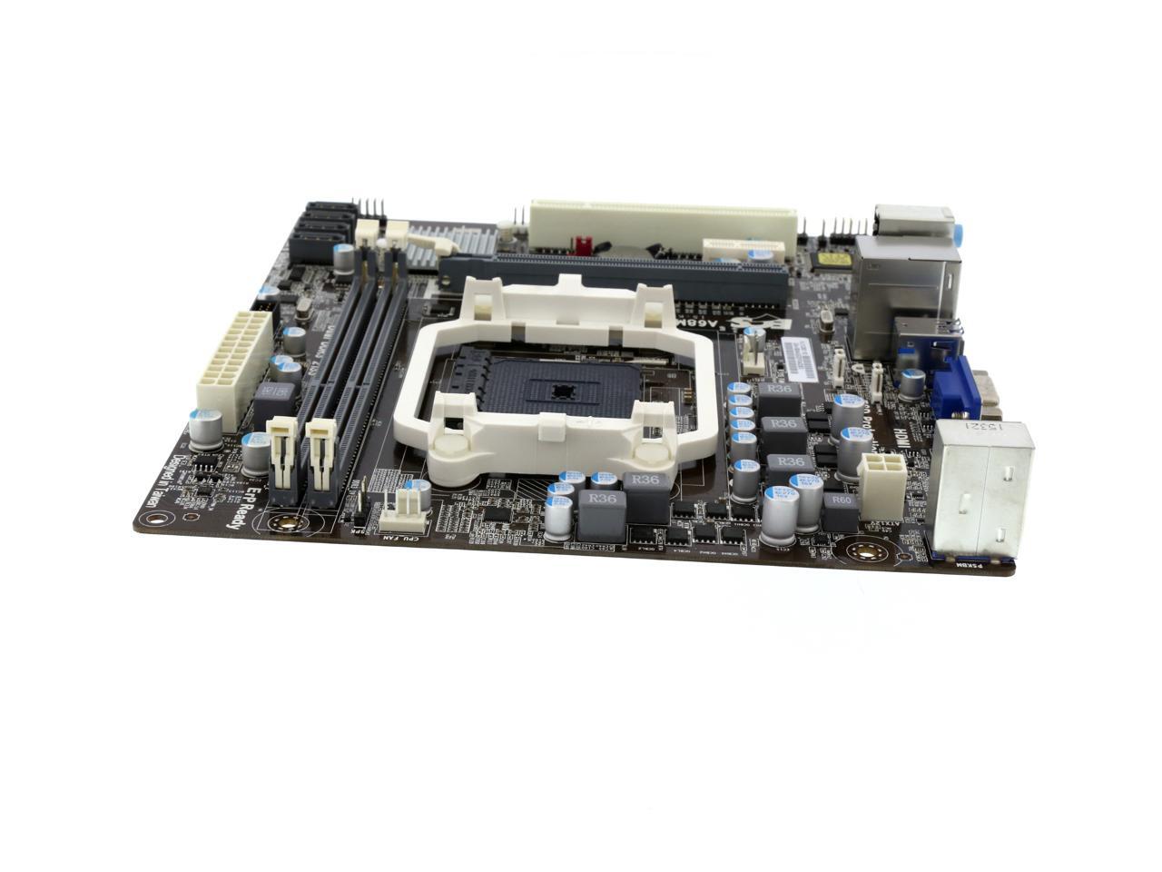 ECS A68M-C4DL (V2.0) FM2+ / FM2 Micro ATX AMD Motherboard - Newegg.com
