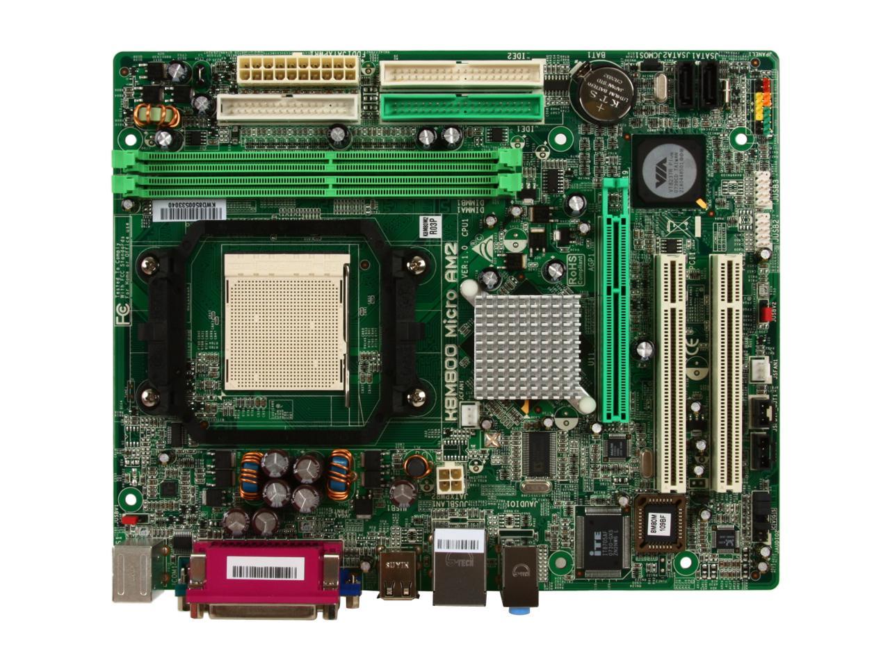 BIOSTAR K8M800 Micro AM2 AM2 Micro ATX AMD Motherboard - Newegg.ca