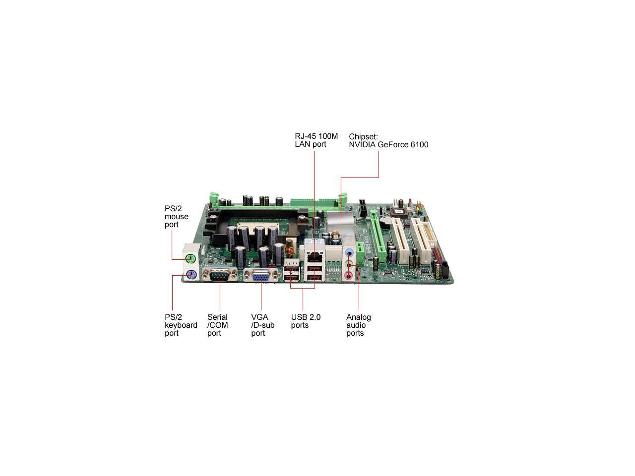 Biostar nf61s micro am2 se нет звука