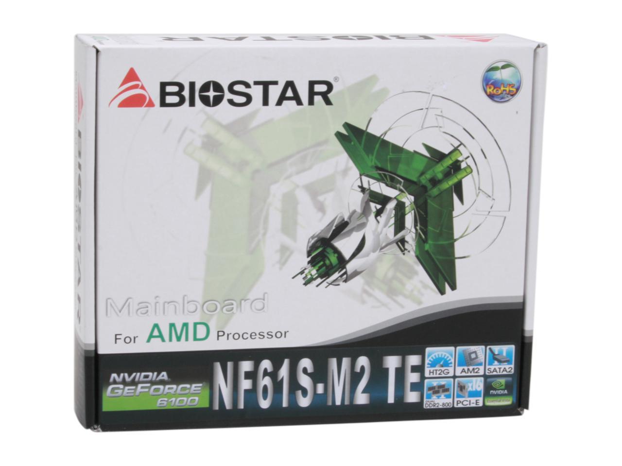 Biostar nf61s micro am2 se нет звука