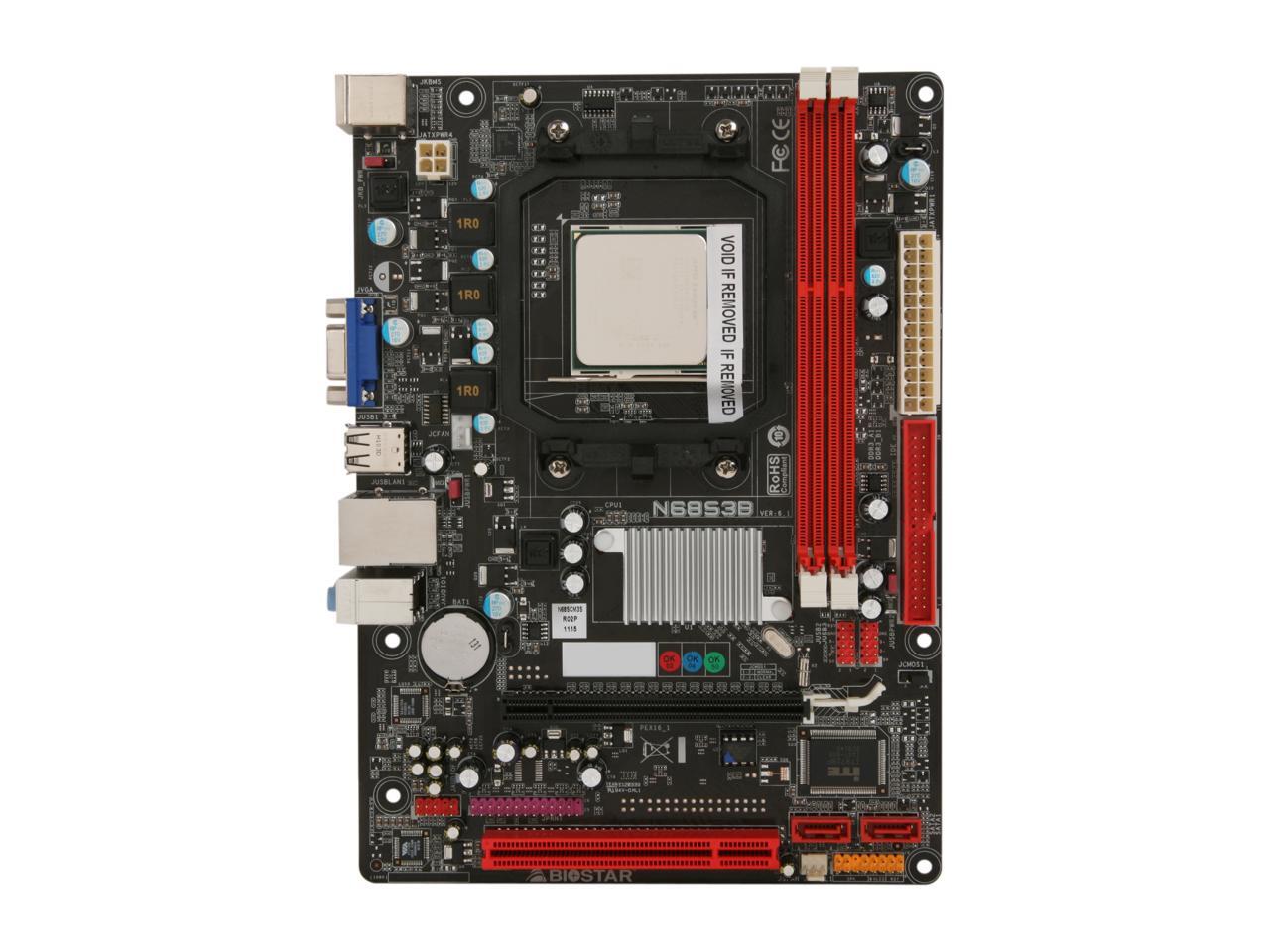 BIOSTAR COMBO6S3B AMD Sempron 130 Micro ATX Motherboard / CPU Combo
