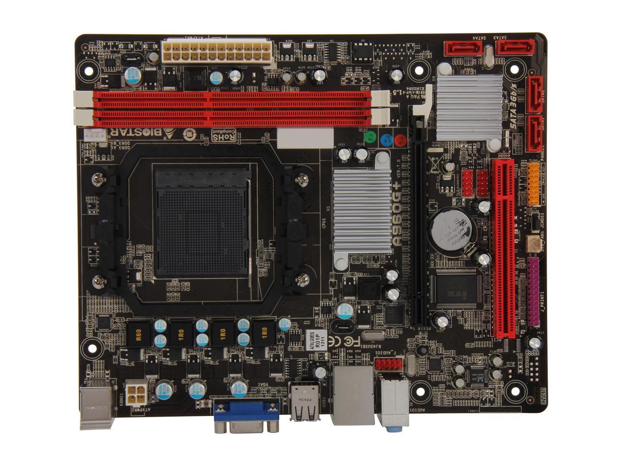 BIOSTAR A960G+ AM3+ Micro ATX AMD Motherboard - Newegg.com