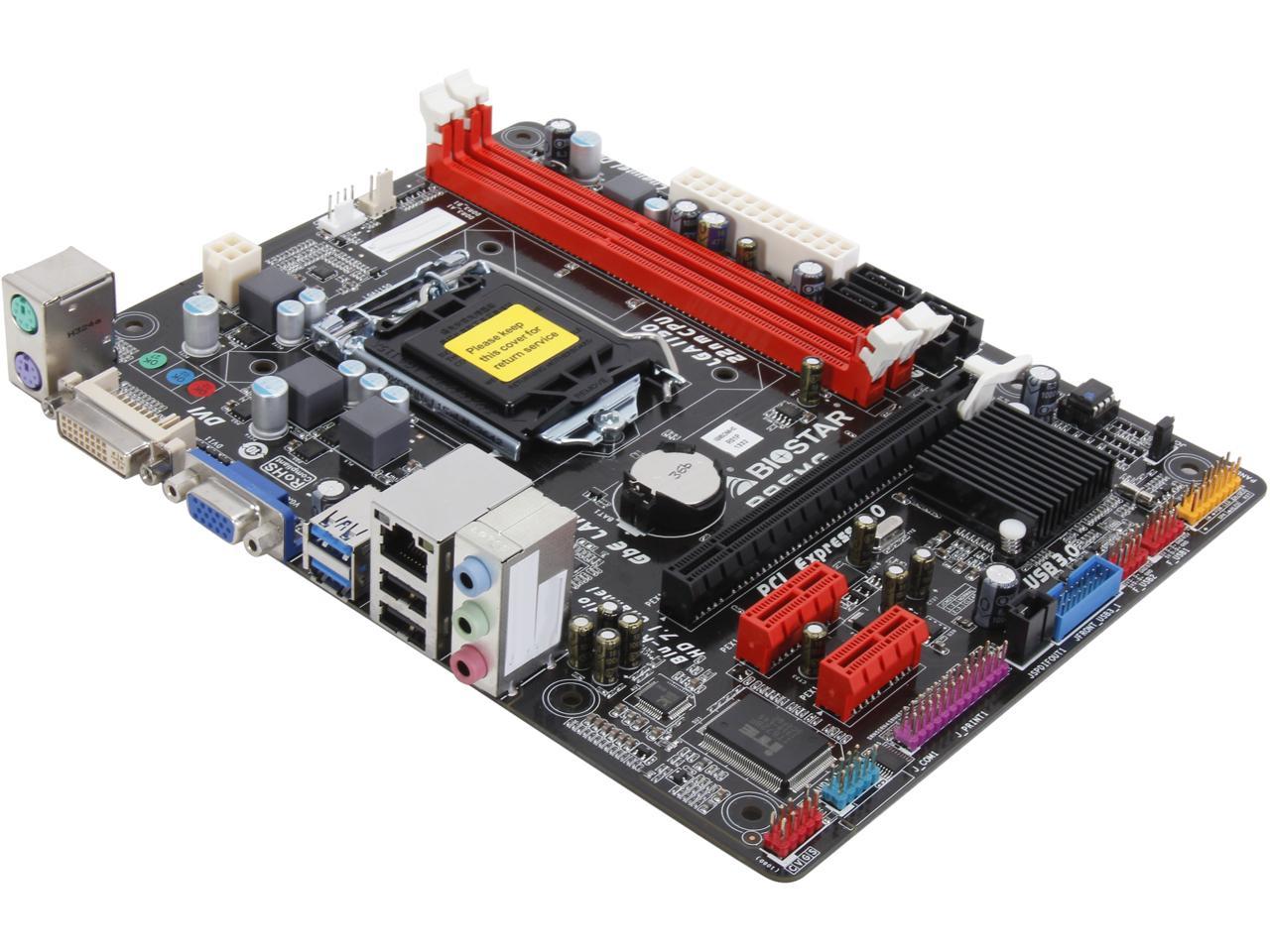 BIOSTAR B85MG Ver. 6.x LGA 1150 Micro ATX Intel Motherboard - Newegg.com