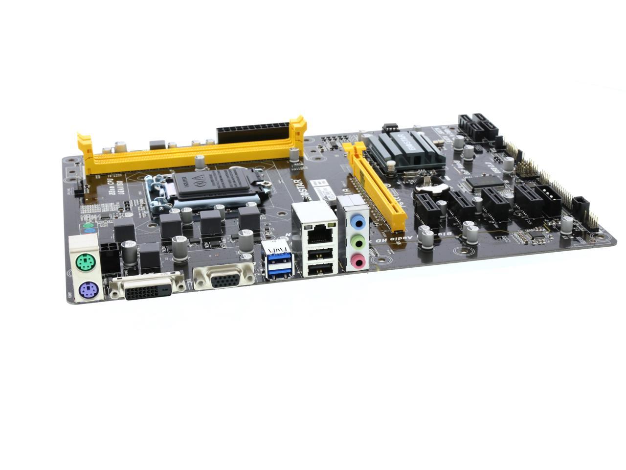 BIOSTAR H81A LGA 1150 Intel H81 SATA 6Gb/s USB 3.0 ATX Intel