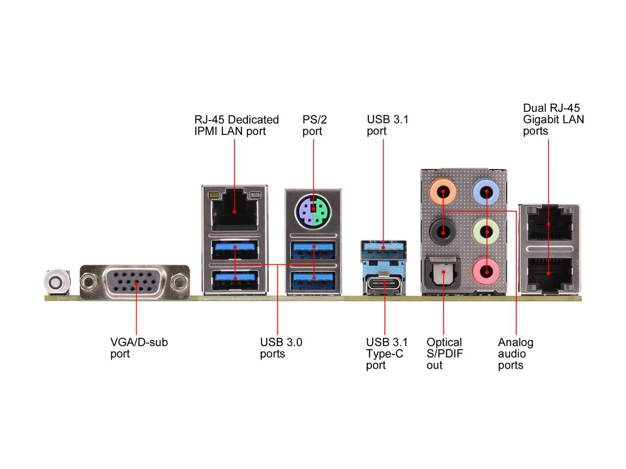 Asrock Rack X Ws Ipmi Atx Server Motherboard Single Socket R Lga