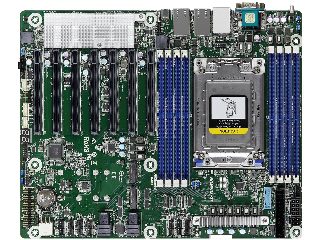 AsRock Rack ROMED8-2T ATX Server Motherboard SP3 (LGA4094) AMD EPY 