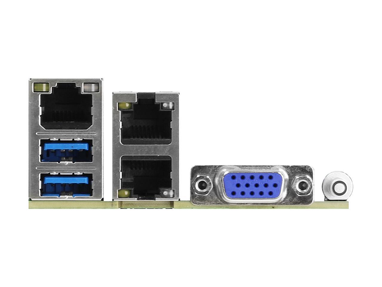 AsRock Rack E3C246D4I-2T Mini-ITX Server Motherboard Intel LGA 1151 C246