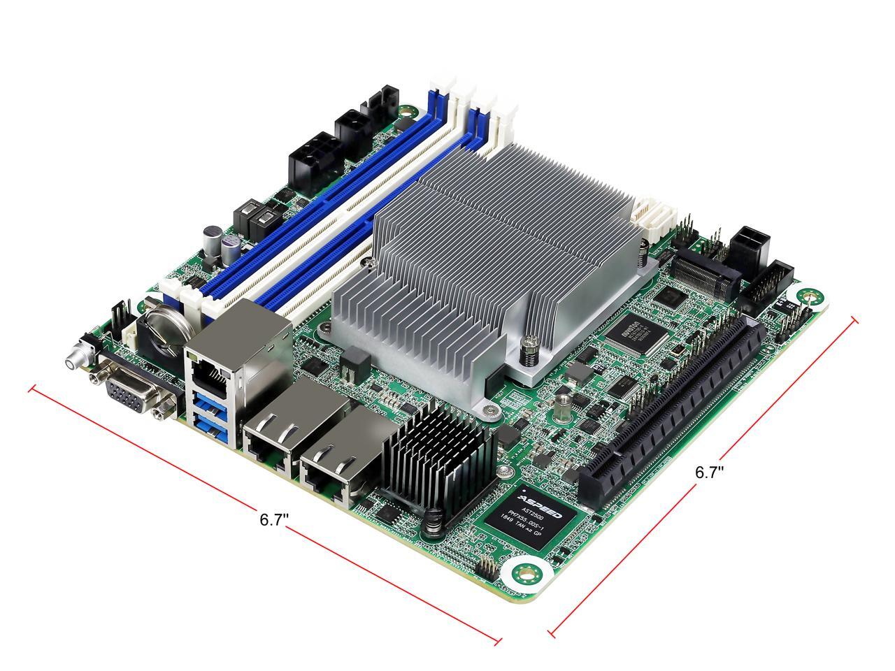 AsRock Rack EPYC3101D4I2T MiniITX Server Motherboard AMD EPYC 3101
